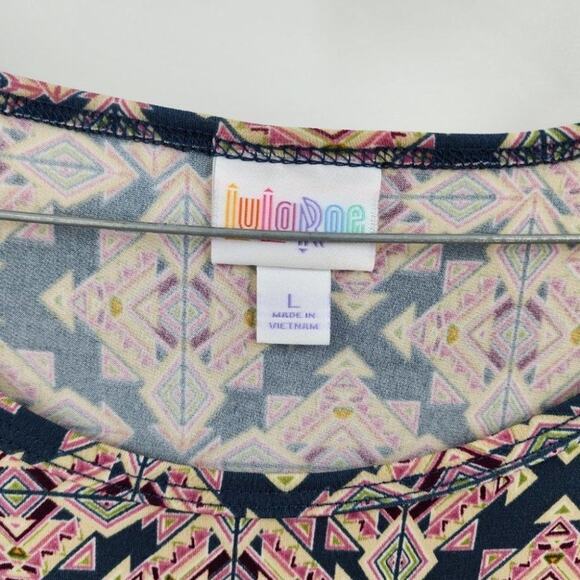 LULAROE Geometric Print Top Womens Size Large L - Picture 2 of 2